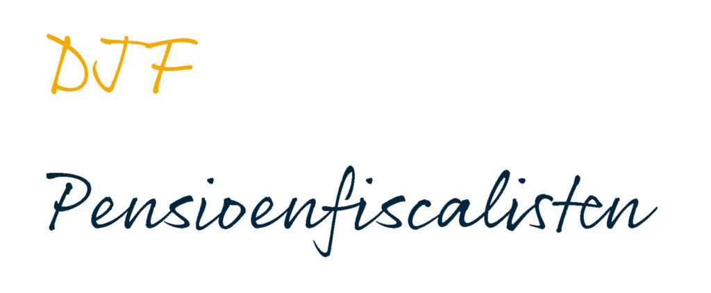 logo DJF Pensioenfiscalisten algemeen - onder elkaar